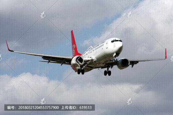 飛機(jī)降落,深圳航空
