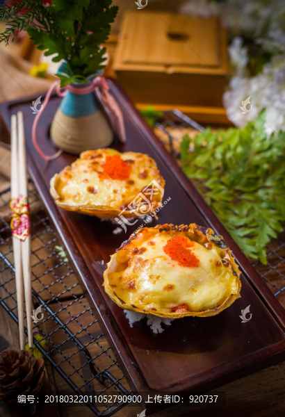 芝士焗蟹肉