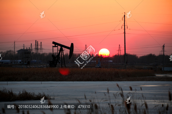 油田,磕頭機(jī)
