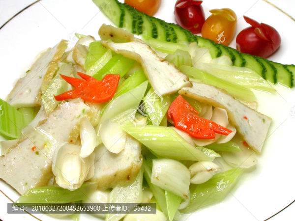 西芹百合豆腐