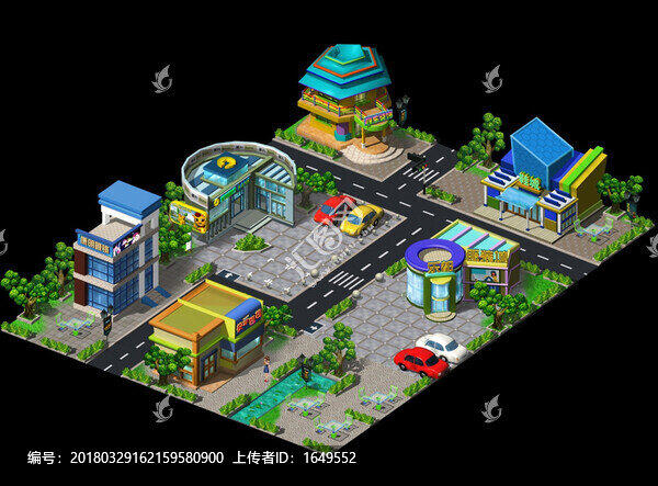 商業(yè)街區(qū)場景設(shè)計(jì)