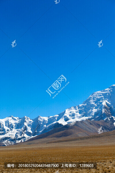 連綿的雪山