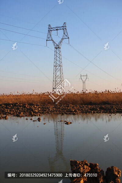 電塔,高壓線,電力輸出