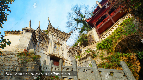 雄偉的古建筑,青龍洞建筑群