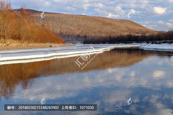 冰河紅柳