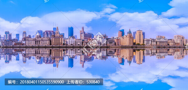 上海外灘全景大畫幅
