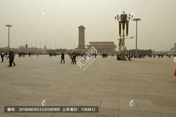 北京,沙塵暴圖,沙塵暴