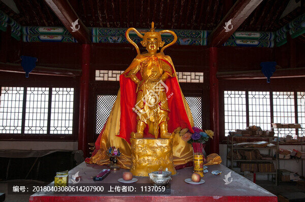 北京房山常樂(lè)寺,天王殿韋馱菩薩