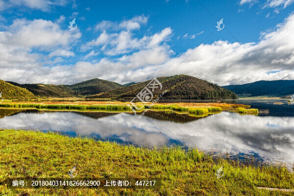 云南香格里拉屬都湖