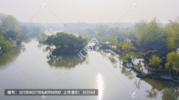 揚(yáng)州瘦西湖航拍