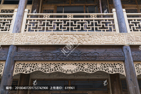 中式木門雕花