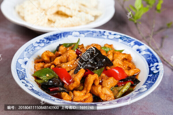 鍋巴肉片