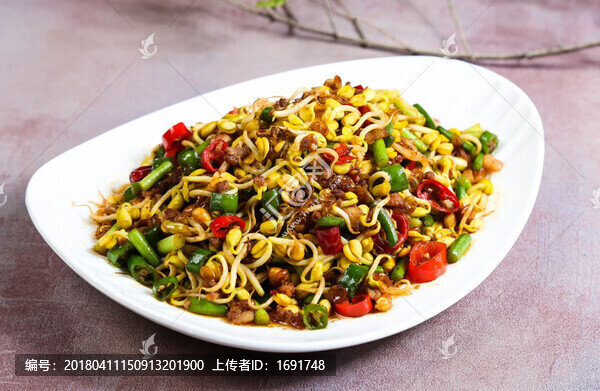 肉沫笨豆芽