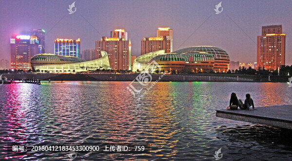 鄭州市東區(qū)夜景