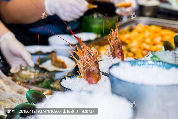 自助餐海鮮區(qū)