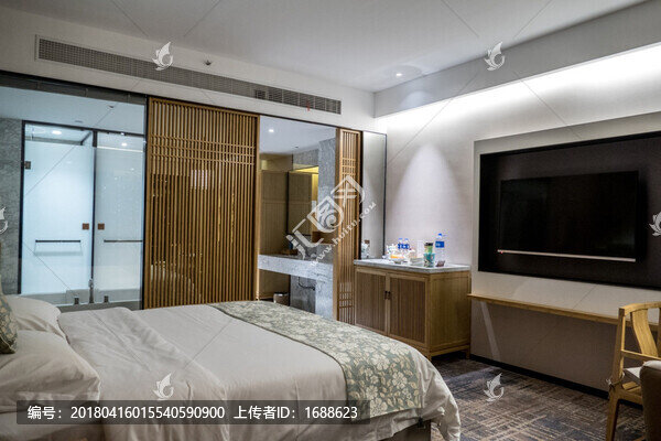 新中式酒店客房