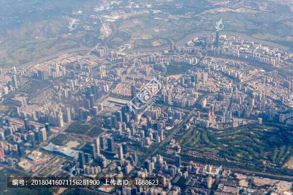 航拍都市