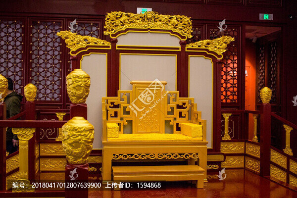 鎏金皇宮龍椅,皇帝寶座