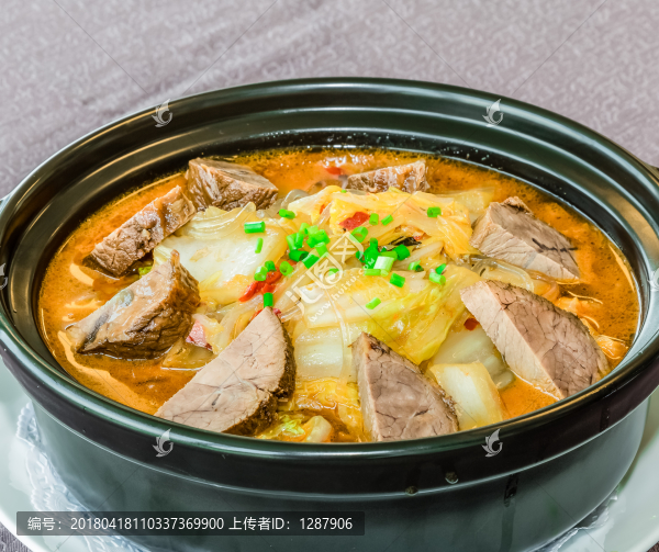 白菜牛肉粉絲煲