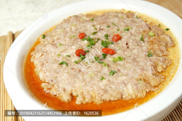 芙蓉蛋蒸肉餅