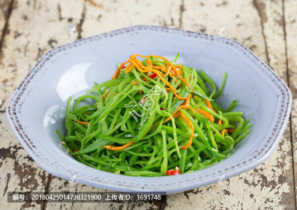荷蘭豆拌蟲(chóng)草花