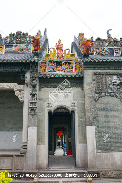 嶺南建筑,陳家祠,磚雕