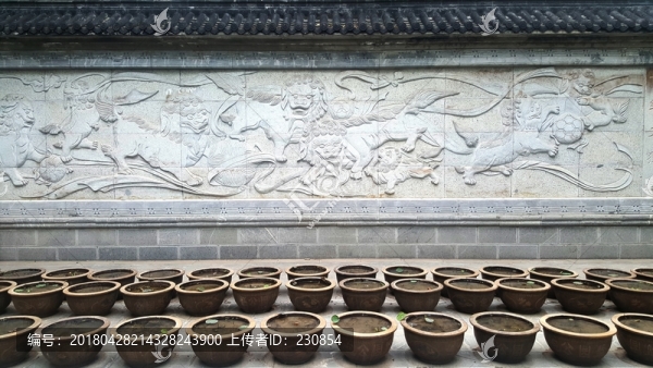 動(dòng)物墻雕