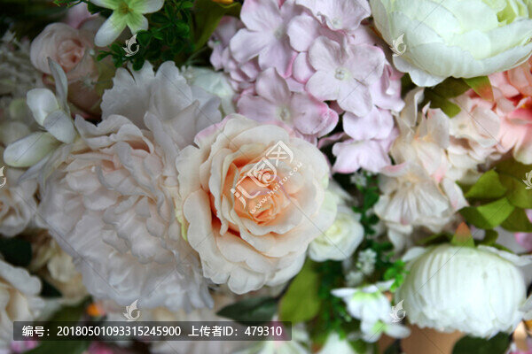 花卉,絹花,花墻,花朵