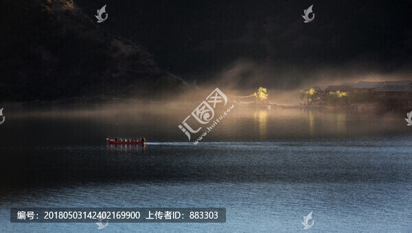 瀘沽湖的早上