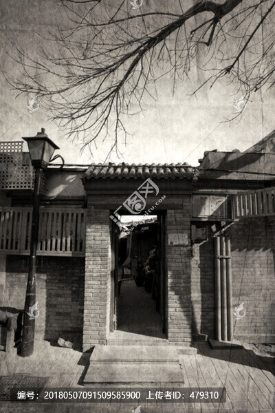 黑白照片,老北京