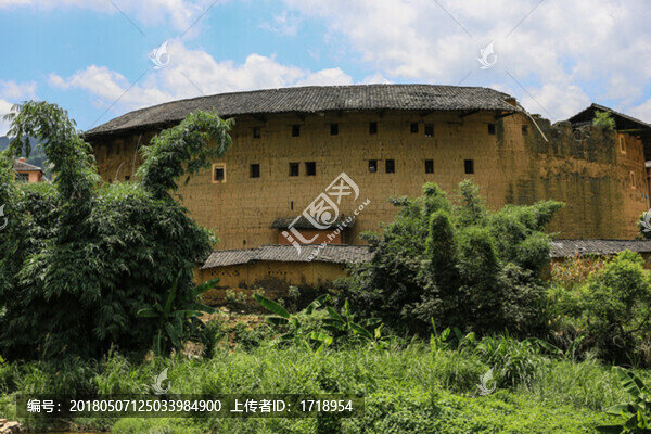福建土樓古建筑遺跡,0197