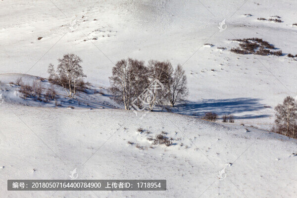 烏蘭布統(tǒng)壩上草原冬季冰雪風光