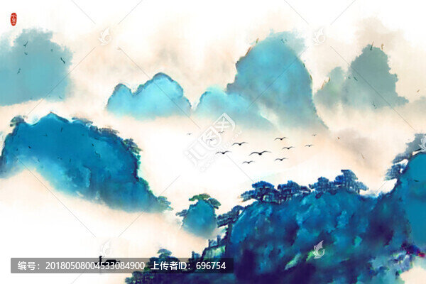 水墨,潑墨,裝飾畫