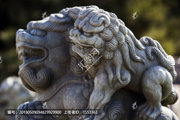 盧溝橋獅子局部