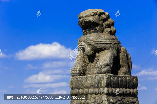 盧溝橋威武石獅