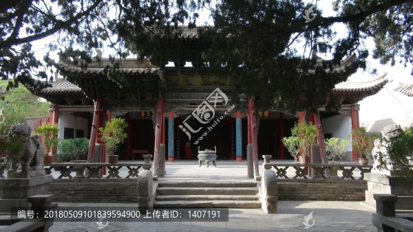中式古建大門
