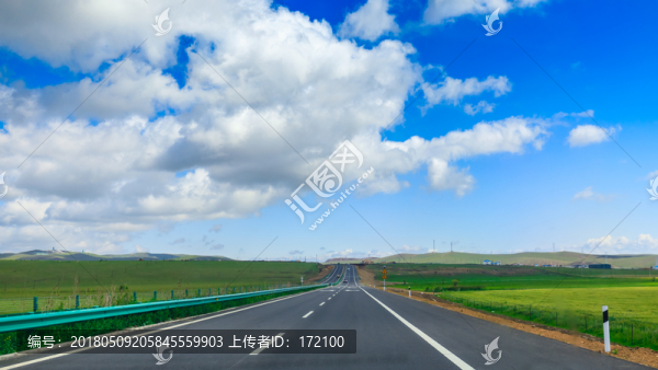 內(nèi)蒙古呼倫貝爾草原夏天