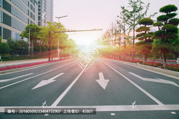 直行車道
