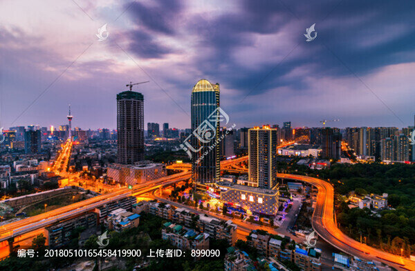 成都成華區(qū)夜景,高清