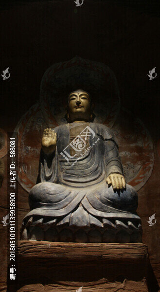 大唐石雕佛像