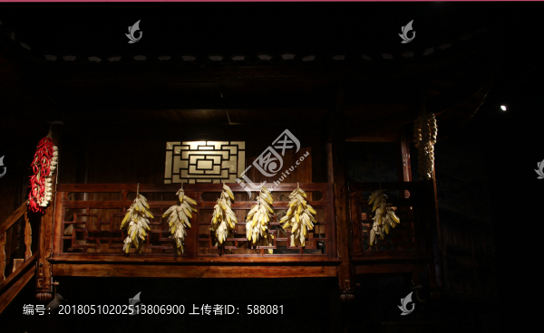 土家遺址,古建筑,木樓