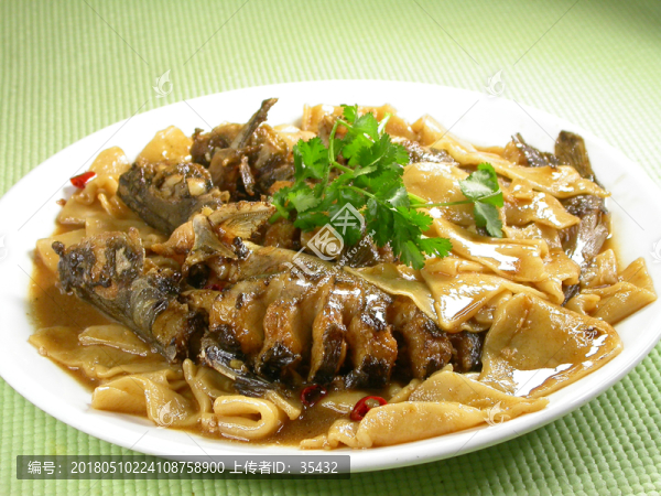 昂刺魚炒面片