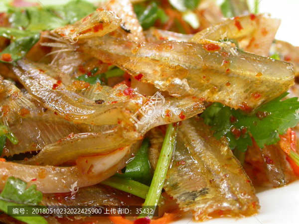 拌明太魚,辣拌小明魚