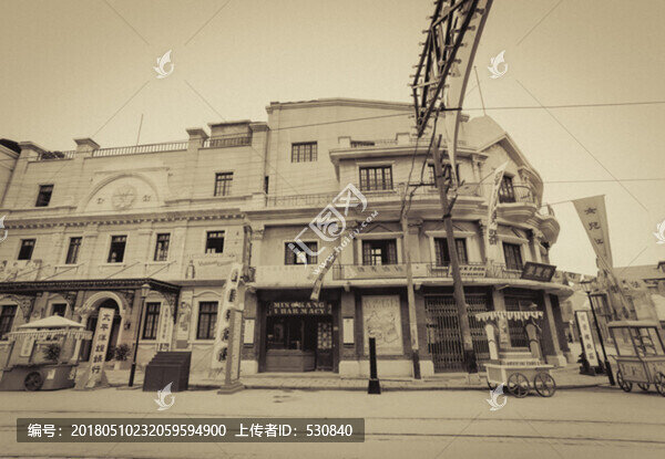 老上海建筑街景