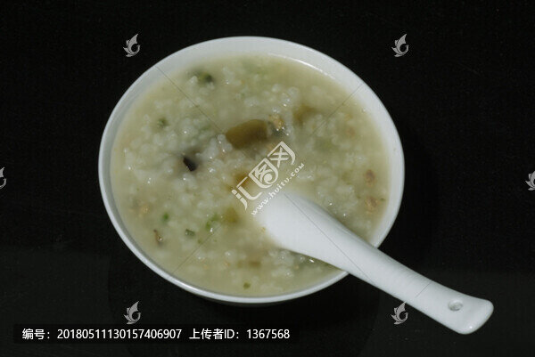 皮蛋廋肉粥,粥
