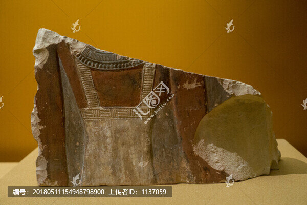 古埃及女性形象壁畫局部
