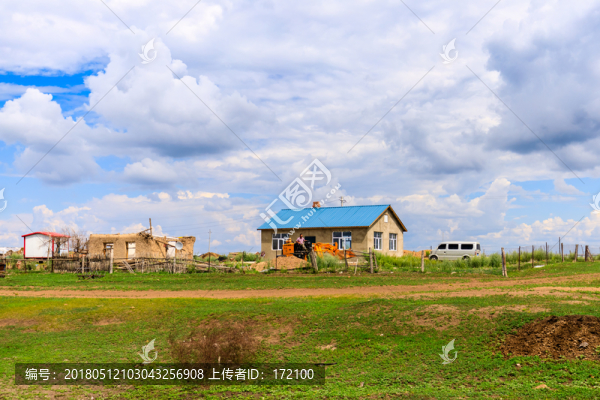 內(nèi)蒙古呼倫貝爾草原夏天