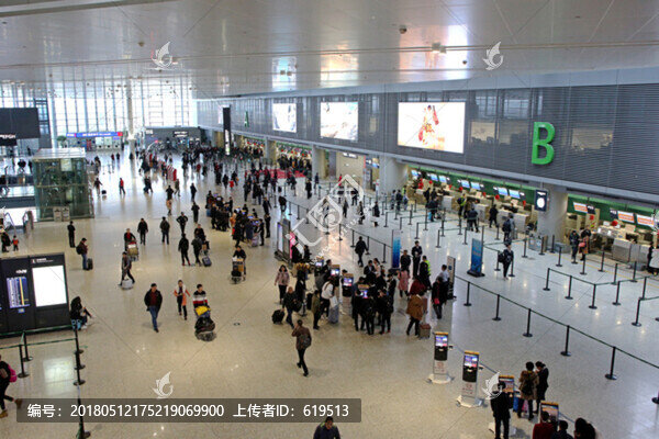 上海虹橋機(jī)場(chǎng),航站樓,內(nèi)景