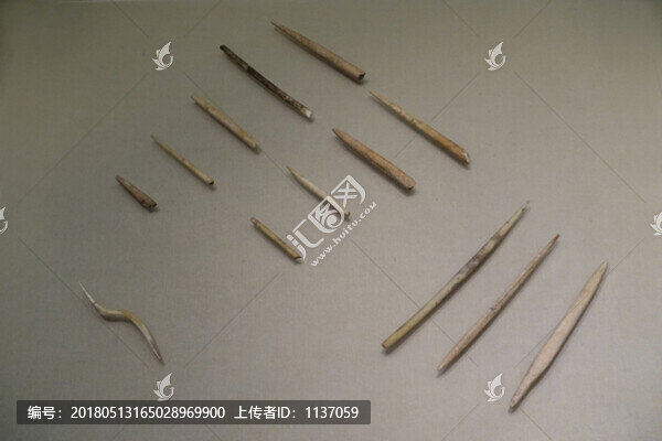 商朝骨錐,骨笄