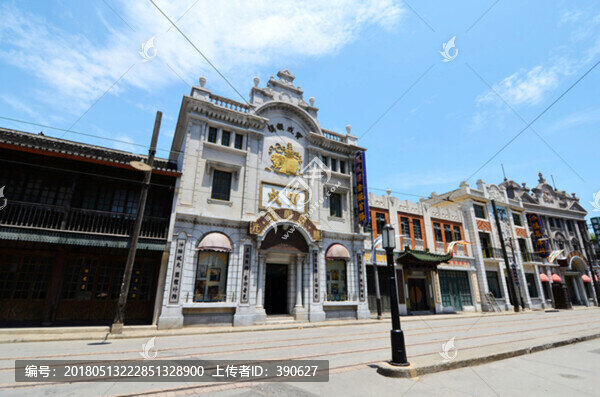 老上海南京路街景